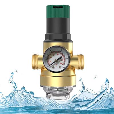 R�ducteur de pression d'eau avec manom�tre et filtre � tamis, r�gulateur de p...