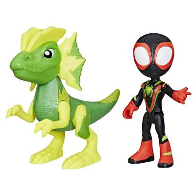 Spidey et Ses Amis Extraordinaires Dino Webs, Figurines Miles   Spin   Morales