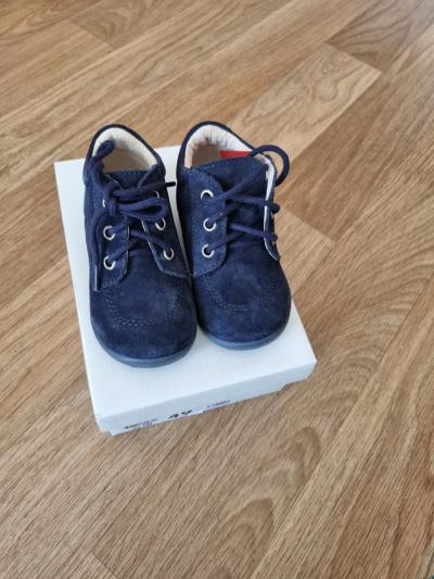 Jolies Bottines b�b� en cuir su�de   DPAM   Pointure 21