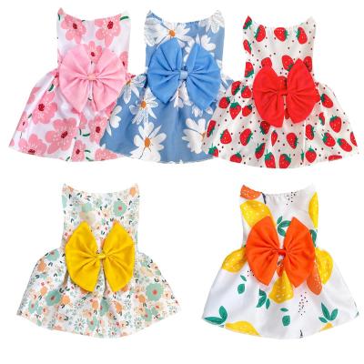 5 Pi�ces Robe pour Chien Petit Chien Bow Deluxe Robe Princesse Robe de Mari�e