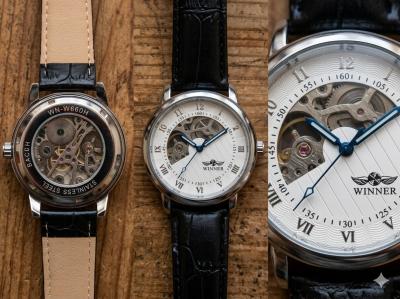Montre Squelette Homme WINNER   M�canique � Remontage Manuel
