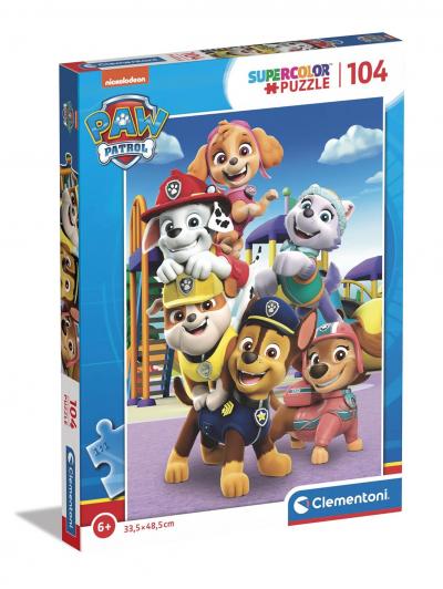 Puzzle Pat Patrouille 104 Pi�ces pour Enfants 6 8 Ans | Supercolor Nickelodeon