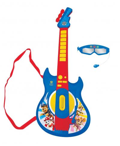 Paw Patrol La Pat'Patrouille Chase Guitare �lectronique Lumineuse avec Micro