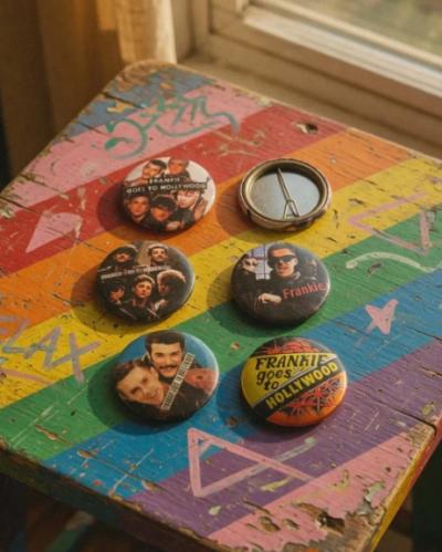 Frankie Goes To Hollywood 5 pin badges import UK ann�es 1990s