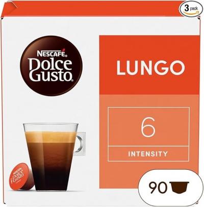 Nescaf� Dolce Gusto Lungo   Caf�   90 Capsules (Pack de 3 bo�tes XL x 30)