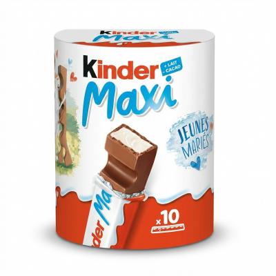 Kinder Maxi 210g   Barres Chocolat au Lait Fondant   10 Pi�ces   Pack de 1