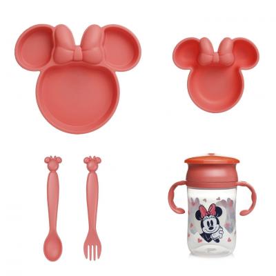 Set De Vaisselle Pour Enfants DISNEY Minnie   Assiette Compartiment�e   Bol