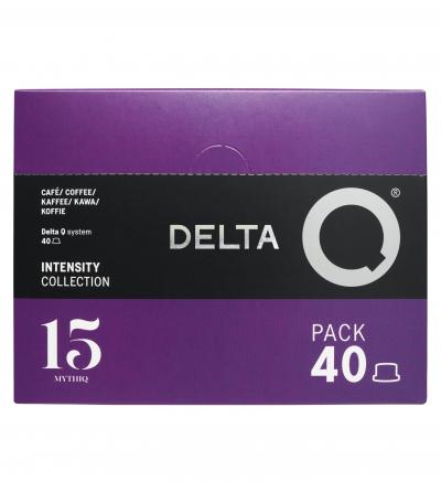 Delta Q   MythiQ   40 Capsules de Caf�   Intensit� 15   M�lange de Grains