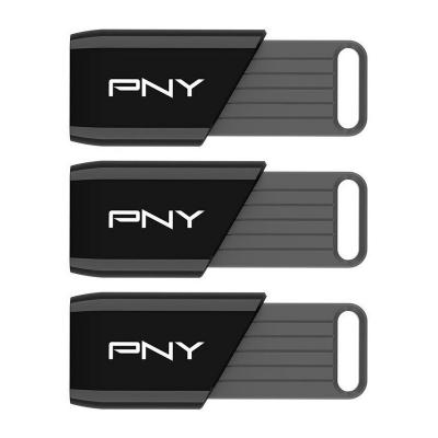 Pack de 3 Cl�s USB 3.2   PNY   Attach� X   128 Go   Jusqu'a 130 Mo-s