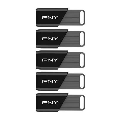 Pack de 5 Cl�s USB 3.2   PNY   Attach� X   32 Go   Jusqu'a 130 Mo-s