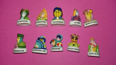 S�rie f�ves compl�te carnaval de Venise f�e arlequin Marco Polo c0590