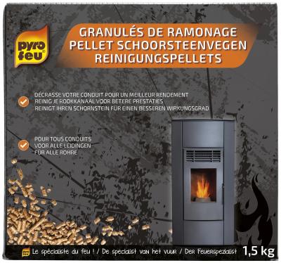 Pyrofeu   Granul�s de Ramonage   1,5kg   Entretien des Po�les