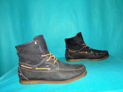 Boat boots TOMMY HILFIGER in blue nubuck size 43 EUR