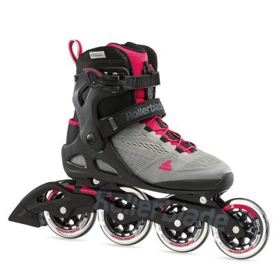 Macroblade 90 Rollers en Ligne Gris Neutre-Rose Paradise 240