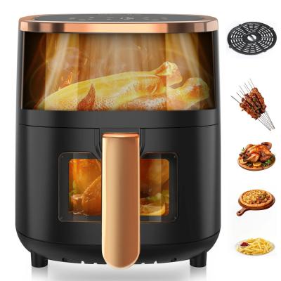 Friteuse � air multifonctionnelle OYAJIA 1800 W 6 L avec fen�tre de...