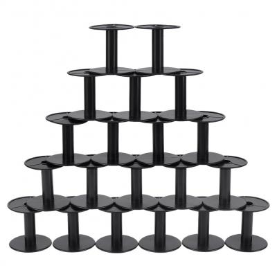 20 Packs Petites Bobines Vides 5.6cm Bobines en Plastique Noir Bobines de Tis...
