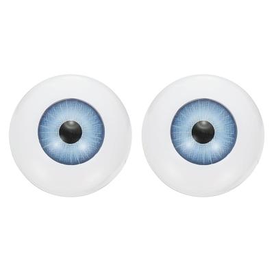 24mm Yeux De Poup�e, 2 Pcs Yeux R�alistes en Acrylique DemiGlobes Oculaires e...