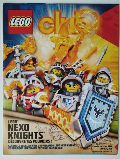 Lego Club Magazine Nexo knights 2016
