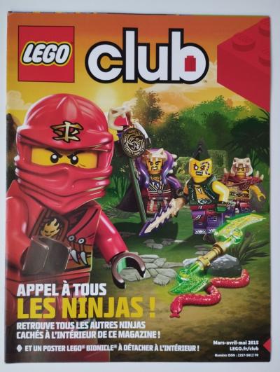 Lego Club Magazine Appel � tous les ninjas 2015