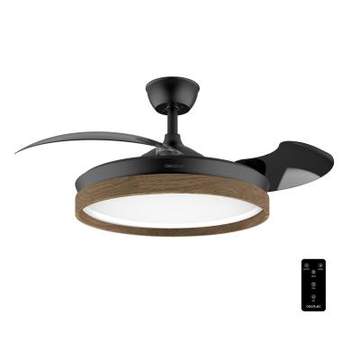 Ventilateur de Plafond avec Lumi�re Energysilence Aero 4320 Invisible Wood&Bl...