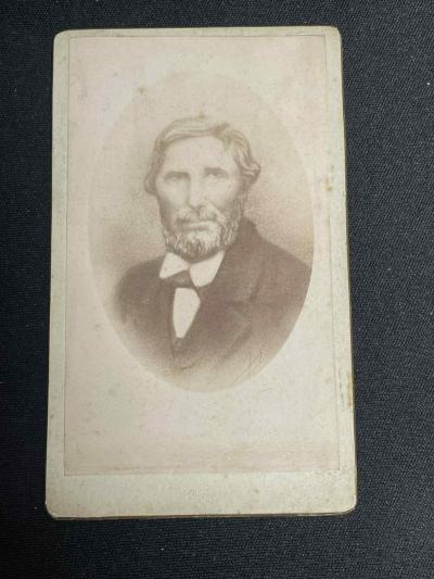 ANCIENNE PHOTOGRAPHIE CDV RAOUL LACOSTE LE PHOTO CRAYON PORTRAIT VIEIL HOMME