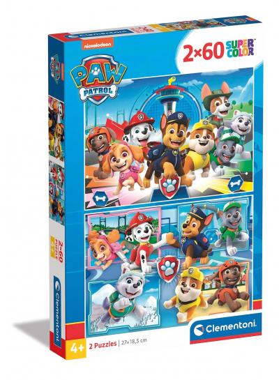 Puzzle Pat'Patrouille 2x20 Pi�ces pour Filles et Gar�ons 4 Ans  | Supercolor