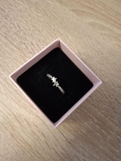 Bague Pandora �toiles argent   neuve ; taille 54