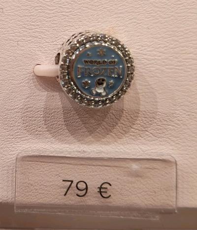 Charm PANDORA World Of Frozen - Monde De Reine Des Neiges Disneyland Paris