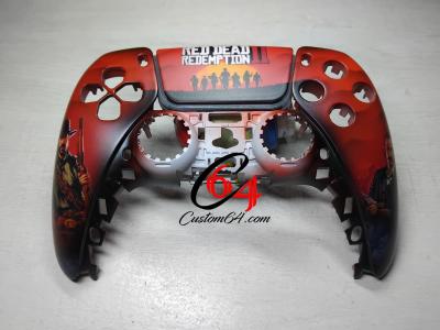 Coque Manette ps5 custom red dead redemption 2