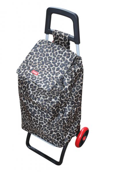 Caddie Chariot de courses Poussette de march� L�opard ou Z�bre Pliable Qualit�