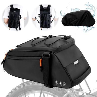 Sacoche V�lo Arriere 3 en 1, 10L Sacoche de Porte v�lo