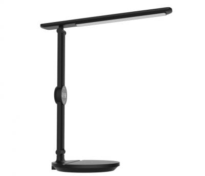 NEUF Lampe de bureau led Alex plus tactile, fer, noir, H.35 cm, INSPIRELED