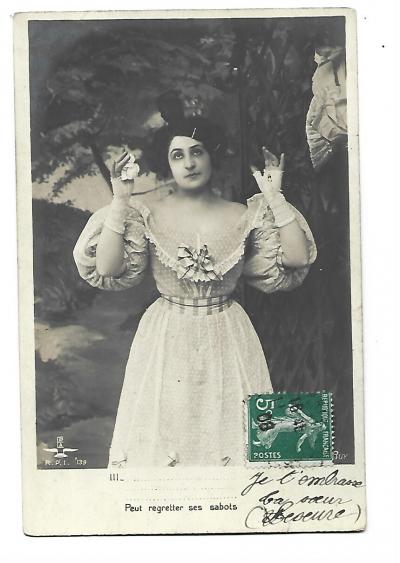 Op�ra Th��tre Femme Artiste 1900 Rachel De Ruy