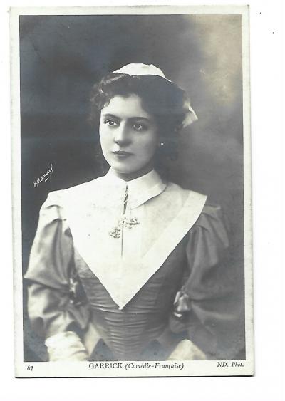 Op�ra Th��tre Femme Artiste 1900 Garrick Photo Manuel