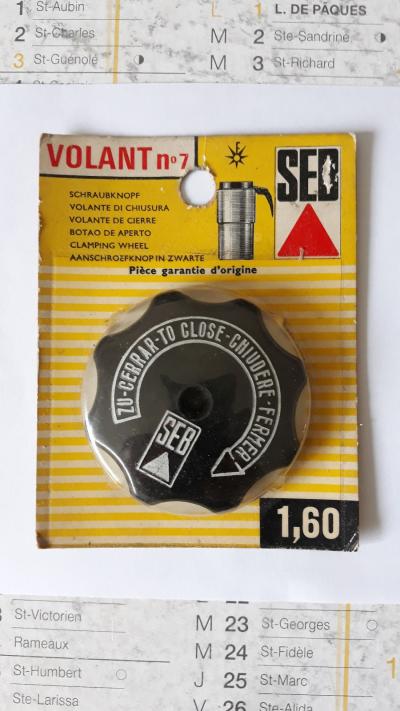VOLANT DE SERRAGE CAFETIERE MOKA SEB REF N�7