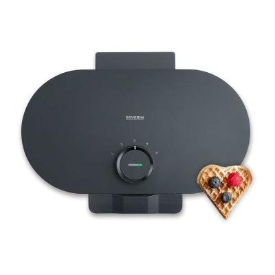 Gaufrier duo   SEVERIN   WA2118   1200 W   Formes de coeur   Revetement c�ramiqu