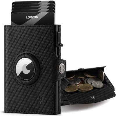 Portefeuille Homme Cuir V�ritable avec Porte Carte Airtag XXL  Capacit� 10 Ca...