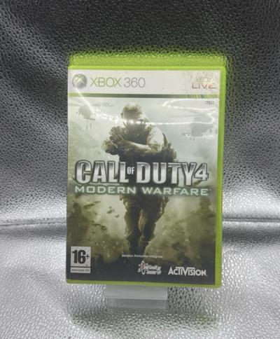 Call of Duty 4 Modern Warfare Xbox 360 PAL FR Complet Bo�te Notice Activision