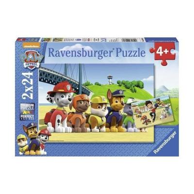 PAT'PATROUILLE Puzzle Chiens H�roiques 2x24 pcs