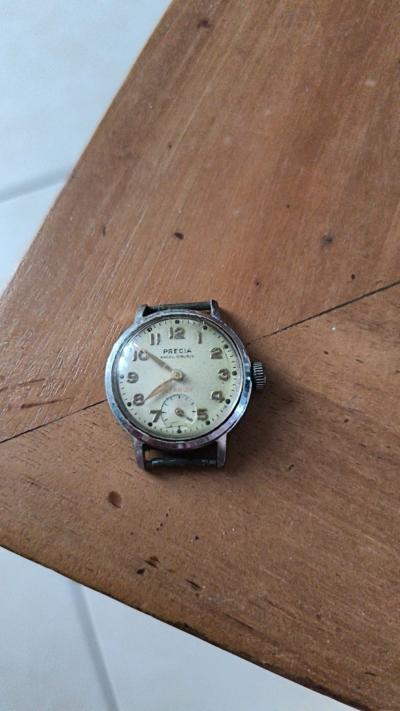 Ancienne Montre M�canique PRECIA   Ancre 15 Rubis   Vintage 1950   Patine
