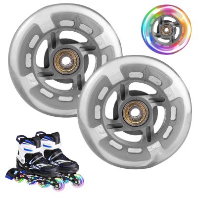 2 Pi�ces Roues De Rechange Pour Scooter, 100 mmRoues De Trottinette ABEC7, Lu...
