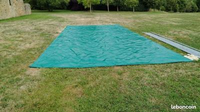 B�che de s�curit� � barres neuve nue pour piscine 9x4 JM baches   sangles
