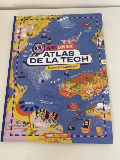 Livre Atlas de la tech Les cartes du num�rique - neuf