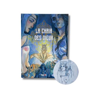 La chair des Dieux   D�dicace en couleur, sign�e par Winona   EO 2024