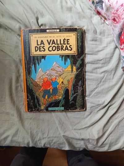 Jo, Zette et Jocko : La vall�e des cobras EO B20 bis
