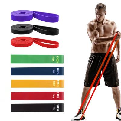 8 Pi�ces Bande De Tension En Latex Yoga Fitness Exercice Bande �lastique Bande D