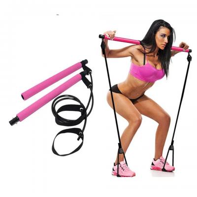 B�ton De Barre De Pilates De Yoga Portable, Entra�nement Du Corps � Domicile, Ba