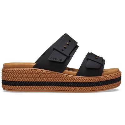 Femme Brooklyn Woven Buckle Sandales, Black, 39-40 EU