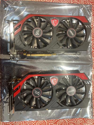 2 cartes graphiques MSI N660 GAMING 2GD5-OC