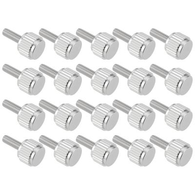 Lot de 20 vis de verrouillage � vis molet�es en acier inoxydable M2,5 x 7,5 mm